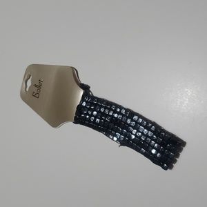 NWT Ballet Black Beaded Bracelet